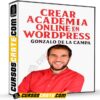 Crear Academia Online en WordPress de Gonzalo de la Campa