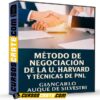 Método de negociación de la U. Harvard y técnicas de PNL de Giancarlo Auqué De Silvestri